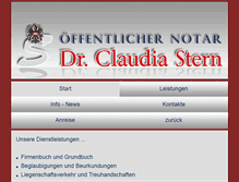 Tablet Screenshot of notar-villach.at